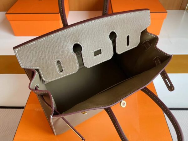mmexport1713839255948-1024x768-1 H Factory Bags Birkin Epsom Etoupe Grey Gold Hardware 25cm Full Handmade
