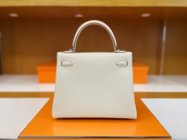mmexport1713839504502-1024x768-1 H Factory Bags Kelly Togo Creamy White Silver Hardware 25cm Full Handmade