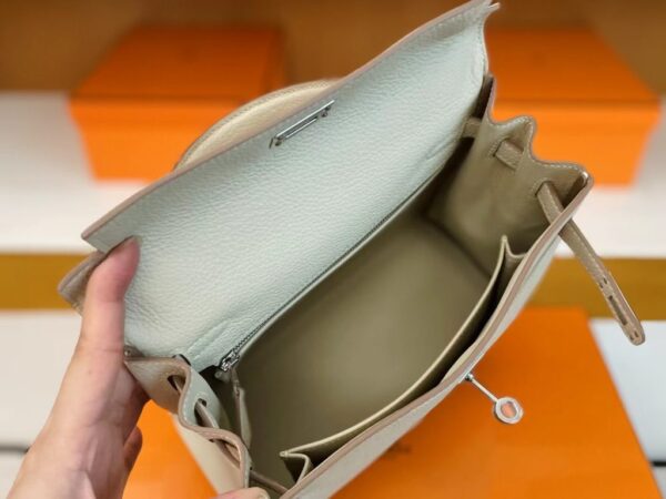 mmexport1713839517879-1024x768-1 H Factory Bags Kelly Togo Creamy White Silver Hardware 25cm Full Handmade