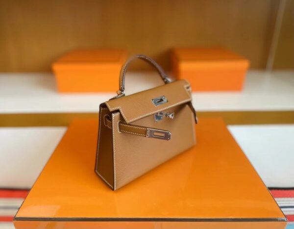 mmexport1715940644154-1024x797-1 H Factory Bags mini kelly Epsom Golden Brown Silver Hardware 19cm Full Handmade