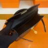 H Factory Bags mini kelly Matte Alligator crocodile Black Gold Hardware 19cm Full Handmade