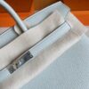 H Factory Bags Birkin Togo M4 creamy Gray Silver Hardware 25cm Full Handmade