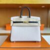 H Factory Bags Birkin Chevre Light Pink & Black Gold Hardware 25cm Full Handmade