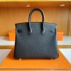 H Factory Bags Birkin touch Togo & Matte crocodile Black Gold Hardware 25cm Full Handmade