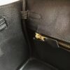 H Factory Bags Birkin touch Togo & Matte crocodile Black Gold Hardware 25cm Full Handmade
