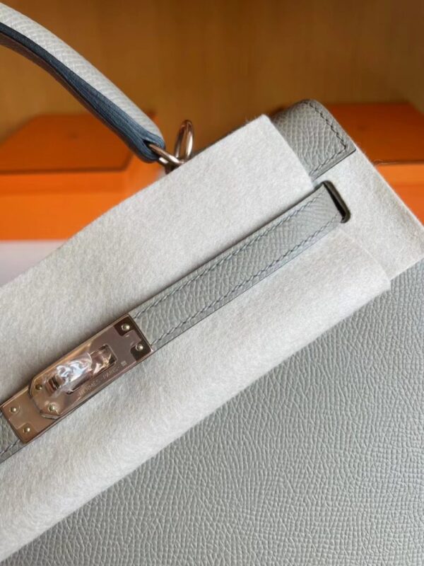 mmexport1716000402521-768x1024-1 H Factory Bags Kelly Epsom M8 Light Gray Silver Hardware 25cm Full Handmade