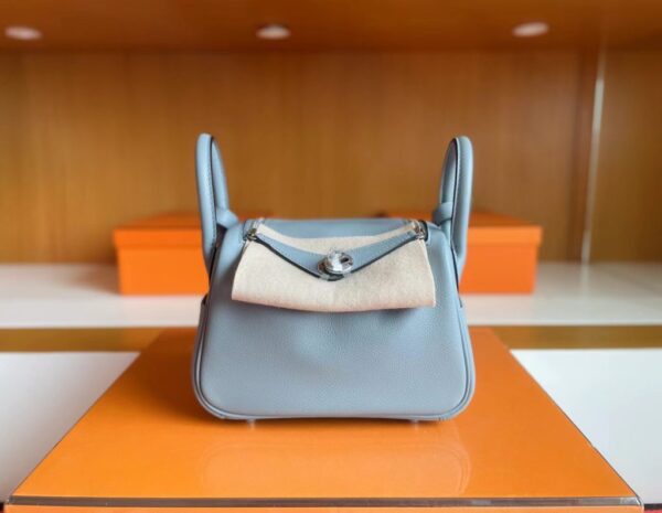 mmexport1716517927172-1024x794-1 H Factory Bags mini Lindy Evercolor J7 Linen blue Silver Hardware 19cm Full Handmade