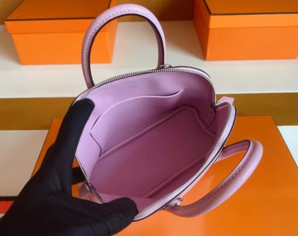 mmexport1716517961080-1024x811-1 H Factory Bags mini Bolide Chevre x9 mallow purple Silver Hardware 18cm Full Handmade