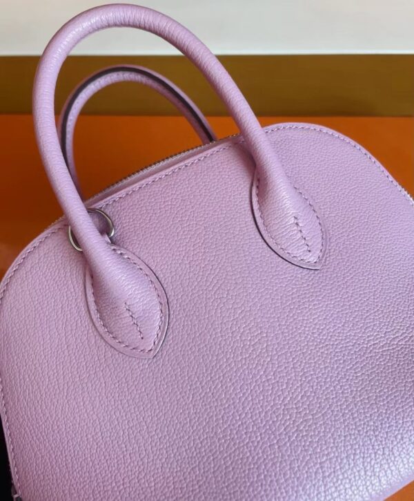 mmexport1716517964790-847x1024-1 H Factory Bags mini Bolide Chevre x9 mallow purple Silver Hardware 18cm Full Handmade