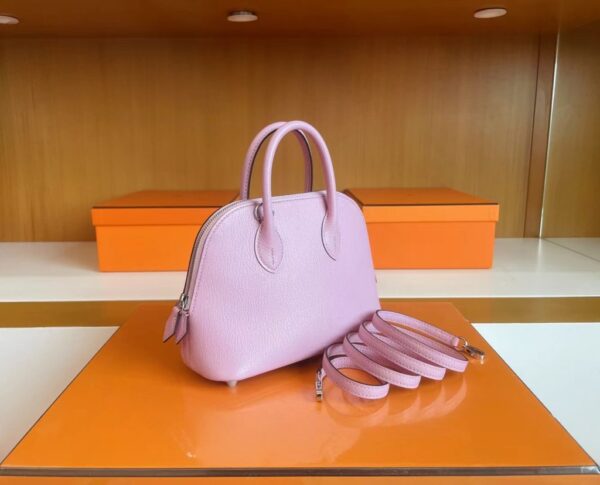 mmexport1716517971068-1024x828-1 H Factory Bags mini Bolide Chevre x9 mallow purple Silver Hardware 18cm Full Handmade