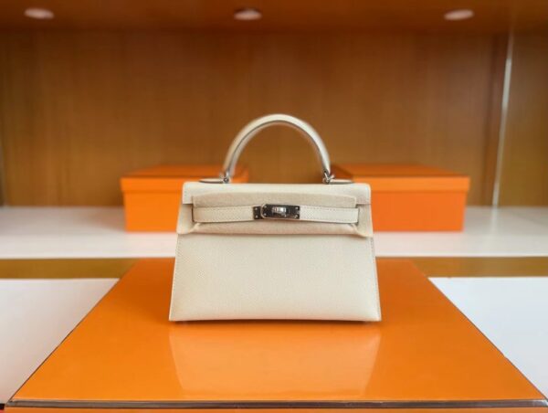 mmexport1716517994038-1024x771-1 H Factory Bags mini Kelly Epsom Cream White Silver Hardware 19cm Full Handmade