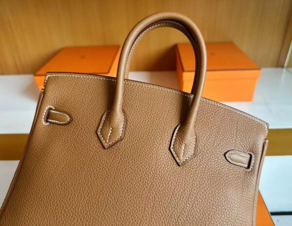mmexport1717837982177-1024x796-1 H Factory Bags Birkin Togo Golden Brown Gold Hardware 25cm Full Handmade