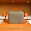 H Factory Bags Constance Epsom Etoupe Grey Gold Hardware 18cm Full Handmade
