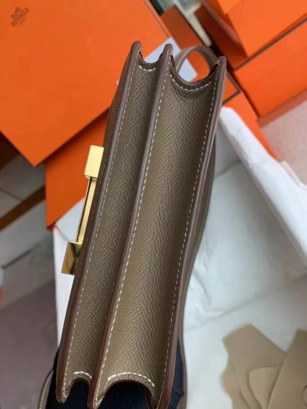 mmexport1718554872629-768x1024-1 H Factory Bags Constance Epsom Etoupe Grey Gold Hardware 18cm Full Handmade