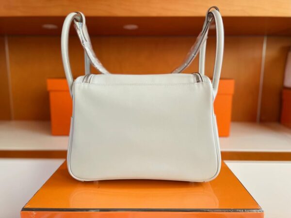 mmexport1722655170270-1024x768-1 H Factory Bags Lindy Swift Cream White & Grey Silver Hardware 26cm Full Handmade
