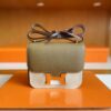 H Factory Bags Constance Epsom CK18 Etoupe Grey Gold Hardware 18cm Full Handmade