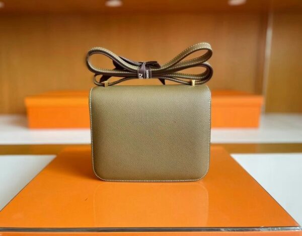 mmexport1739437093076-1024x798-1 H Factory Bags Constance Epsom CK18 Etoupe Grey Gold Hardware 18cm Full Handmade