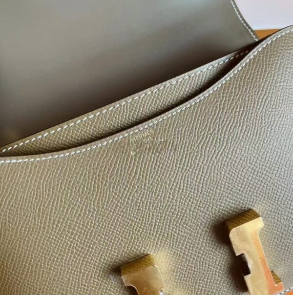 mmexport1739437099832-1015x1024-1 H Factory Bags Constance Epsom CK18 Etoupe Grey Gold Hardware 18cm Full Handmade