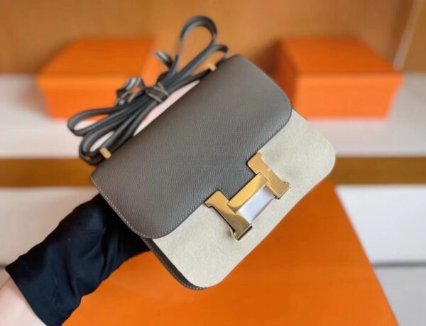mmexport1739437167537-1024x783-1 H Factory Bags Constance Epsom 8F Noble Grey Gold Hardware 18cm Full Handmade