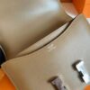 H Factory Bags Constance Epsom 3G Light Coffee Silver Hardware 18cm Full Handmade