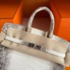H Factory Bags Birkin Matte Porosus Crocodile Himalaya Silver Hardware 25cm Full Handmade
