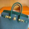 H Factory Bags Birkin Touch Togo & Lizard VO Deep Green Gold Hardware 25cm Full Handmade