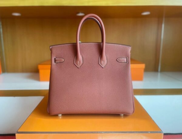 mmexport1741313073914-1024x782-1 H Factory Bags Birkin Togo Leather maple red Gold Hardware 25cm Full Handmade