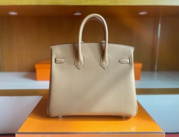 mmexport1741313103148-1024x784-1 H Factory Bags Birkin Togo Leather tea khaki Silver Hardware 25cm Full Handmade