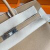 H Factory Bags Birkin Togo Leather tea khaki Silver Hardware 25cm Full Handmade