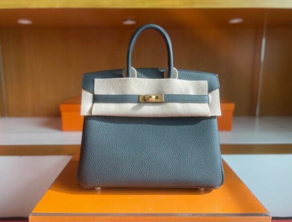 mmexport1741313151499-1024x778-1 H Factory Bags Birkin Togo Leather olive green Gold Hardware 25cm Full Handmade
