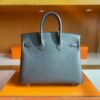 H Factory Bags Birkin Togo Leather olive green Gold Hardware 25cm Full Handmade