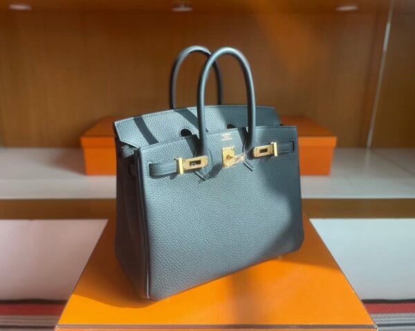 mmexport1741313165576-1024x815-1 H Factory Bags Birkin Togo Leather olive green Gold Hardware 25cm Full Handmade