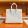 H Factory Bags Birkin Togo Leather Cream White Gold Hardware 30cm Full Handmade