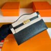 mmexport1741600094457-1024x779-1 H Factory Bags Mini Kelly Pochette Epsom Leather Black Gold Hardware 22cm Full Handmade