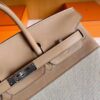 mmexport1744165091853-768x1024-1 H Factory Bags Birkin Swift & Canvas Tea Khaki Silver Hardware 30cm Full Handmade