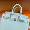 mmexport1744165303782-1024x778-1 H Factory Bags Birkin Epsom Leather Fresh Light Green Silver Hardware 25cm Full Handmade