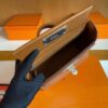 H Factory Bags Mini Kelly 2424 Evercoler Leather Gold Brown Silver Hardware 21cm Full Handmade