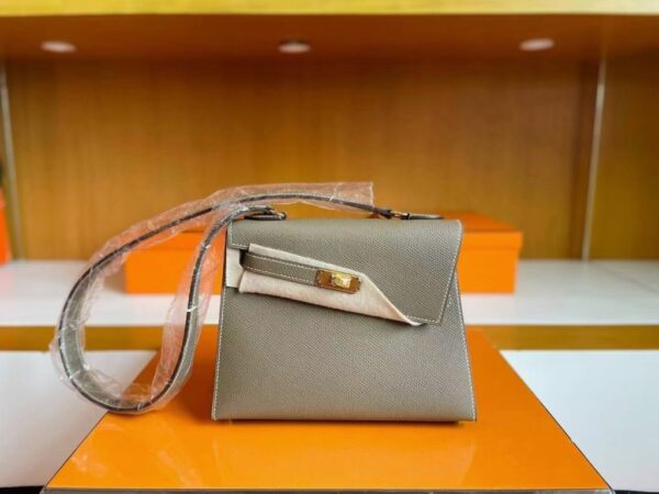 mmexport1744165458244-1024x768-1 H Factory Bags Kelly desordre Epsom Leather Etoupe Grey Gold Hardware 20cm Full Handmade