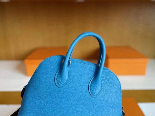 mmexport1744165738728-1024x768-1 H Factory Bags Mini Bolide Evercolor Leather B3 Sky Blue Silver Hardware 18cm Full Handmade