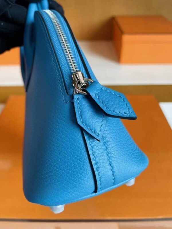 mmexport1744165740297-768x1024-1 H Factory Bags Mini Bolide Evercolor Leather B3 Sky Blue Silver Hardware 18cm Full Handmade