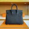 mmexport1744963643715-1024x777-1 H Factory Bags Birkin Togo Leather neck texture Black Silver Hardware 25cm Full Handmade