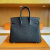 mmexport1744963679869-1024x773-1 H Factory Bags Birkin Togo Leather Black Silver Hardware 25cm Full Handmade
