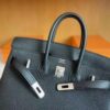 mmexport1744963686084-1024x768-1 H Factory Bags Birkin Togo Leather Black Silver Hardware 25cm Full Handmade