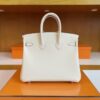 mmexport1744963751840-1024x776-1 H Factory Bags Birkin Swift Leather Cream White Silver Hardware 25cm Full Handmade