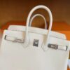 mmexport1744963758128-1024x768-1 H Factory Bags Birkin Swift Leather Cream White Silver Hardware 25cm Full Handmade