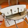mmexport1744963761330-1024x769-1 H Factory Bags Birkin Swift Leather Cream White Silver Hardware 25cm Full Handmade