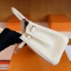 mmexport1744963762914-1024x768-1 H Factory Bags Birkin Swift Leather Cream White Silver Hardware 25cm Full Handmade
