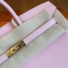 H Factory Bags Birkin Swift Leather 3Q Pink Gold Hardware 25cm Full Handmade