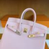 H Factory Bags Birkin Swift Leather 3Q Pink Gold Hardware 25cm Full Handmade
