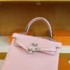 mmexport1744963819551-1024x815-1 H Factory Bags Kelly Swift Leather 3Q Pink Silver Hardware 25cm Full Handmade